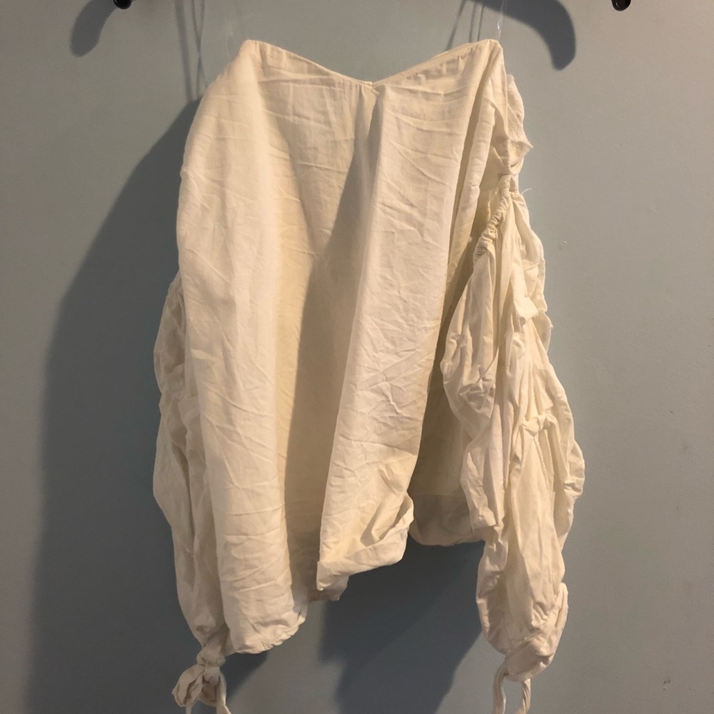 White off the shoulder top